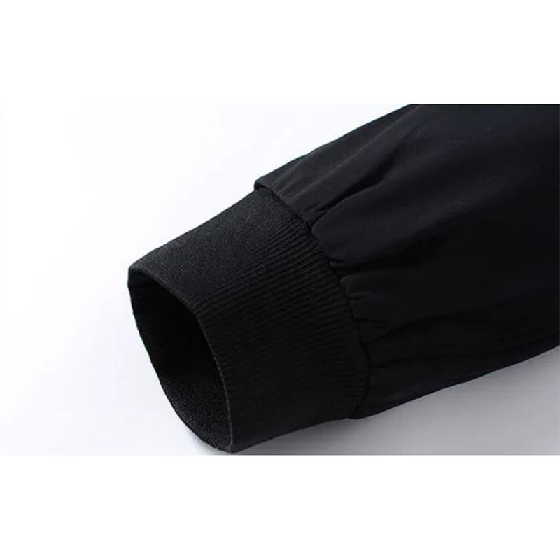 Men's Business Spring and Autumn Jacket Solid V Neck Stand Collar Jackets Men's Baseball Uniform Jacket Slim Fit Clothing Dad Outfit