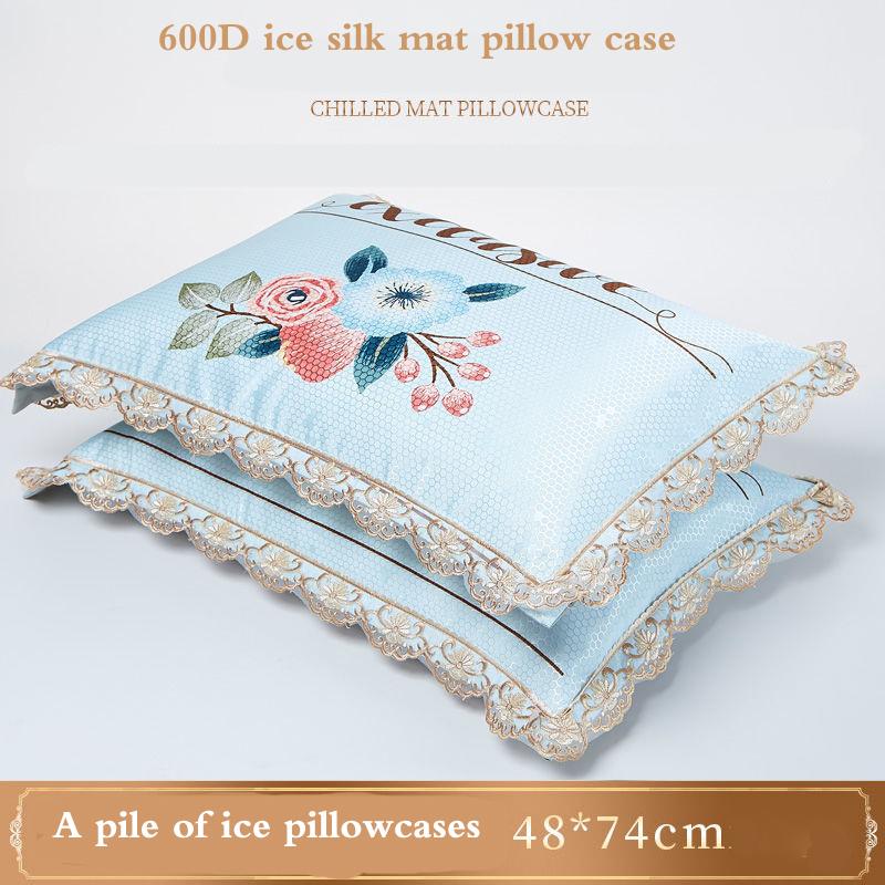 A Pair of Genuine Ice Silk Pillowcases Can Be Machine Washable