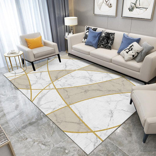 Nordic Minimalist Ins Style Geometric Living Room Sofa Coffee Table Bedroom Household Carpet Tatami Doormat Bedside Blanket