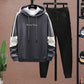 Spring & Fall Pullovers Suit Hooded Pullovers and Casual Pants School Trends Sports Suit Sweater Suit Men