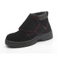 Summer High-cut Labor Insurance Shoes Anti-smashing and Anti-piercing Safety Shoes Suede Leather Steel Toe Cap Wear-resistant Safety Shoes
