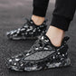 Coconut Shoes Men's Spring and Summer Transparent Color Bottom Flying Knit Men's Shoes Starry Net Sports Trend Shoes