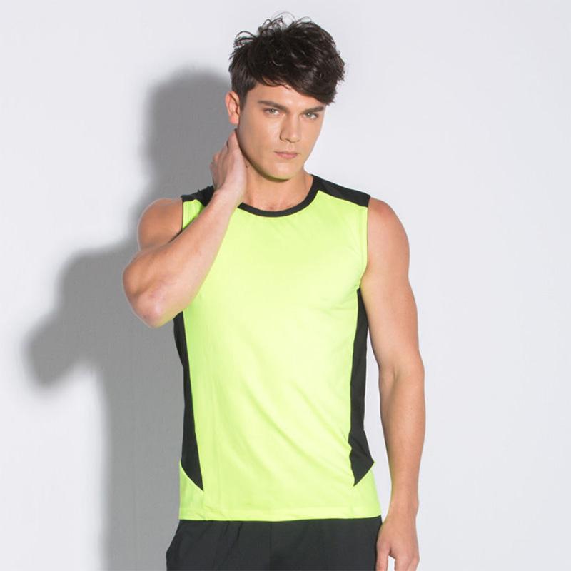Fitness Clothes Men's Running Tight Quick-drying Clothes Large Size Gym Sportswear Sleeveless Vest Vest Summer Top