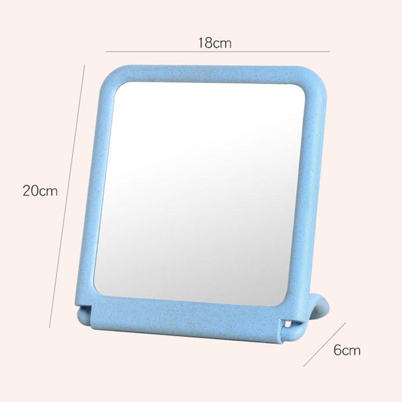 Desktop Makeup Mirror Desktop Vanity Mirror Rectangle Creative Towel Hanging Mirror Bathroom Mirror