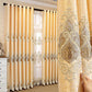 1/2pcs Luxury European-style Embroidered Thick Curtains for Living Room Balcony Bedroom Two-layer Blackout Curtain