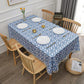 Household Plaid Tablecloth Pastoral Style Rectangular Tablecloth Round Table Cloth
