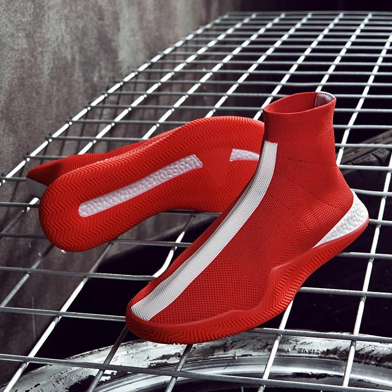 Men's Trendy Shoes Korean Style All-match Casual Shoes Lazy One-foot High-top Men's Sneakers