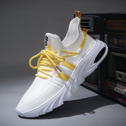 Thick Sole Shoes Men's Summer Sneakers Men Korean Trend Male Shoes Sports Casual Breathable Running Shoes