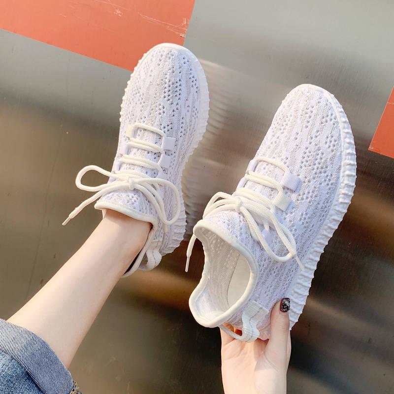 Breathable Coconut Shoes Female Summer Korean Version of Wild Pink Shoes Women's Sports Shoes