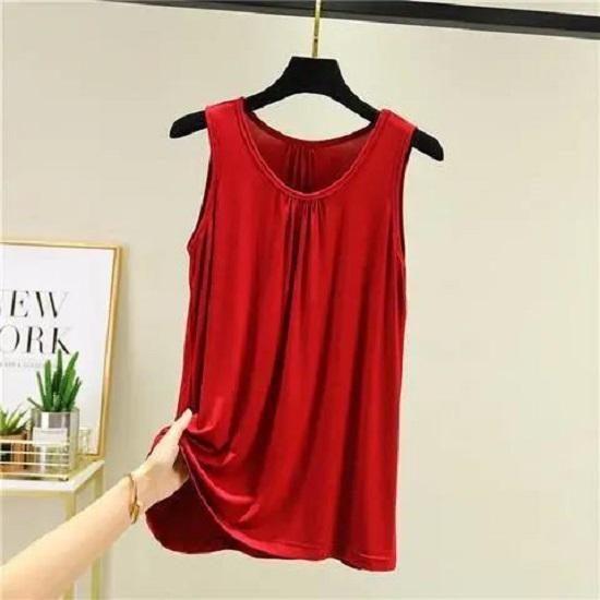 Multicolor Women T- Shirt Sleeveless  Blouses Casual Tops  Loose size