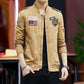 Jacket Men's Bomber Jacket Men's Casual Baseball Collar Fashion Jacket Military Jacket Streetwear