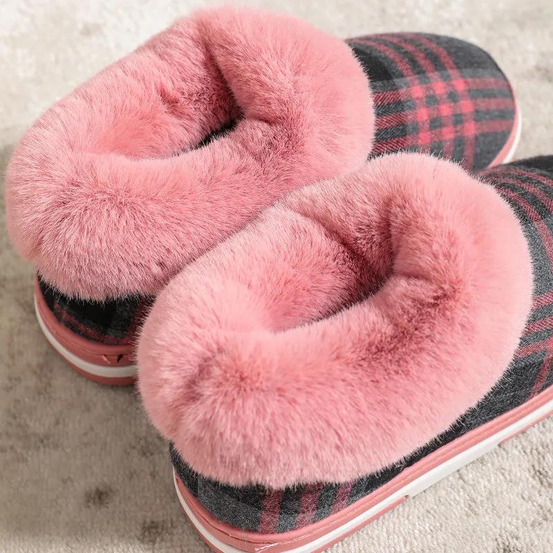 Women's Handmade Cotton Shoes Winter Cold and Warm Home Shoes Comfortable