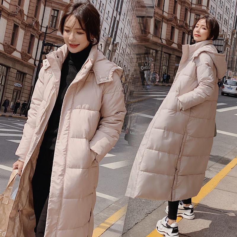 Korean Women's Cotton-padded Jacket, Loose and Thick, Over-the-knee Cotton-padded Jacket, Winter Jacket