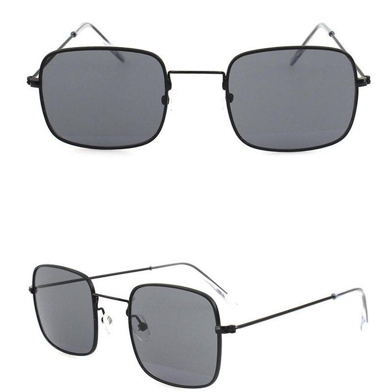Metal Sunglasses Men Women Retro Square Sun Glasses Fashion Ocean Clear Yellow Pink Color Sunglass s