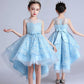 Girls Dress Princess Dress Tail Tutu Dress Spring and Summer Little Girl Catwalk Piano Host Performance Costume