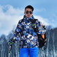 Men's Ski Wear Outdoor Warmth Thickening Plus Size Ski Jacket Windproof and Waterproof Single Board Double Board Winter Travel Ski Equipment