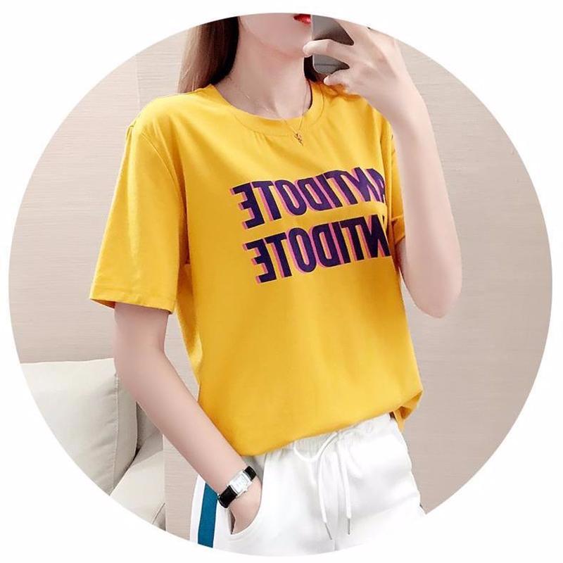 Sports and Leisure Women's Spring and Summer Small Daisy Loose Pants Short-sleeved Two-piece Cute Sports Suit Beautiful and Comfortable