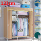 123cm Long Waterproof Clothes Rack 20mm Stainless Steel Storage Rack Cabinet Modern Coat Hanger
