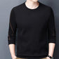 Autumn Thin Round Neck Sweater Men's Solid Color Fashion Bottoming Long-sleeved Young Sweatshirts