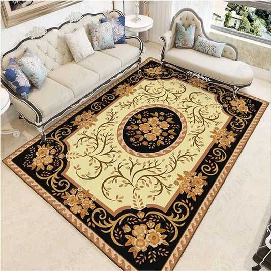 European Style Large Carpet for Living Room Bedroom Study Room Rug Soft Carpet for Home Floor Area