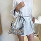 Shiny Sequins PU LeatherElegant Baguette Bag Armpit Bag for Women Shoulder Handbags Lady Simple