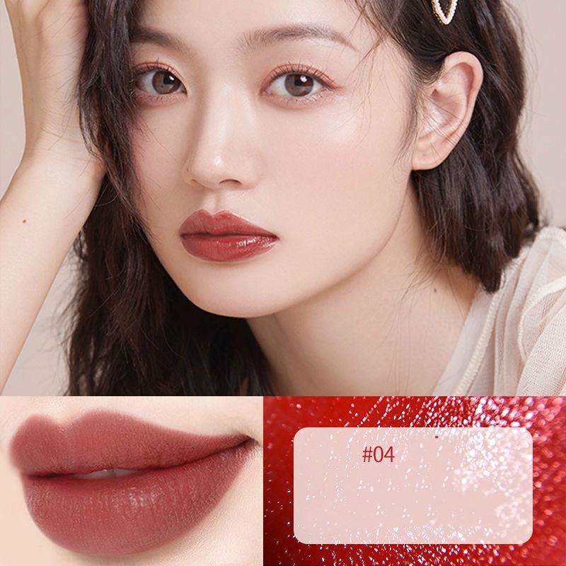 Matte lipstick sexy red waterproof lipstick Non-stick cup naked bullet lipstick lipstick women