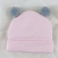 Cute Cotton Wool Ball Cap Baby Hat Spring Autumn Winter Newborn Baby Hat Soft Skin-friendly Berets Warm Solid Color Hat