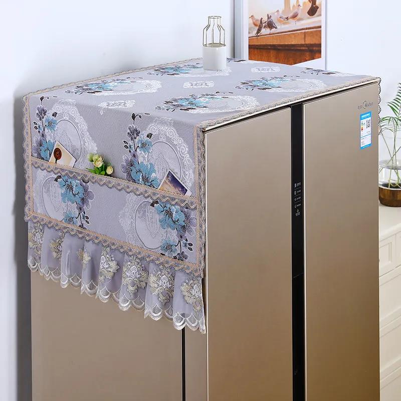 European-style Refrigerator Cover Cloth Washing Machine Cover Micro-to-door Refrigerator Dust Cover Cover Towel