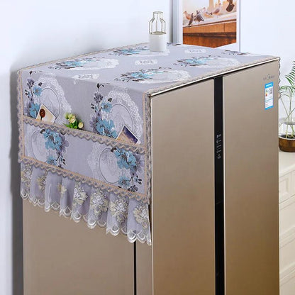 European-style Refrigerator Cover Cloth Washing Machine Cover Micro-to-door Refrigerator Dust Cover Cover Towel
