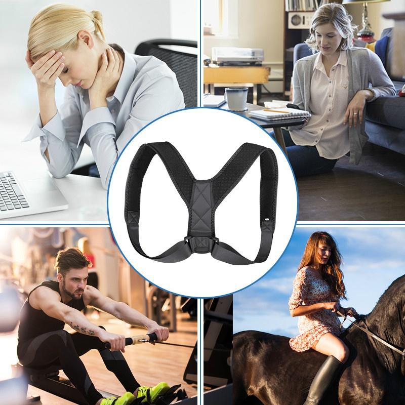 Adjustable Back Shoulder Posture Corrector Belt Clavicle Spine Support Brace Reshape Body Health Fixer Tape Corrector De Postura