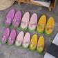 Creative Net Red Corn Slippers Parent-child Indoor and Outdoor Bathroom Soft Bottom Non-slip Leisure Trend Korean Sandals and Slippers