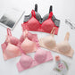 Push Up Bra for Women Plus Size Bras Underwear Wireless Soft Seamless Brassiere Large Cup Bralette Cotton Comfortable Lingerie