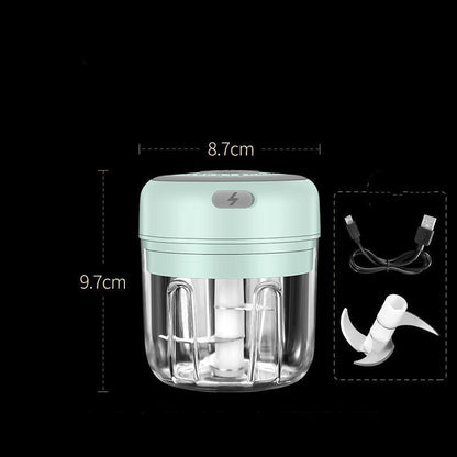 Multi-function Vegetable Grinder Wireless Press Machine Garlic Masher USB Charging Electric