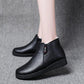 Thicken Middle-aged and Elderly Cotton Shoes Female Winter Mom Shoes Plush Fleece Warm Booties Comfortable Shoes with Non-slip Soft Sole