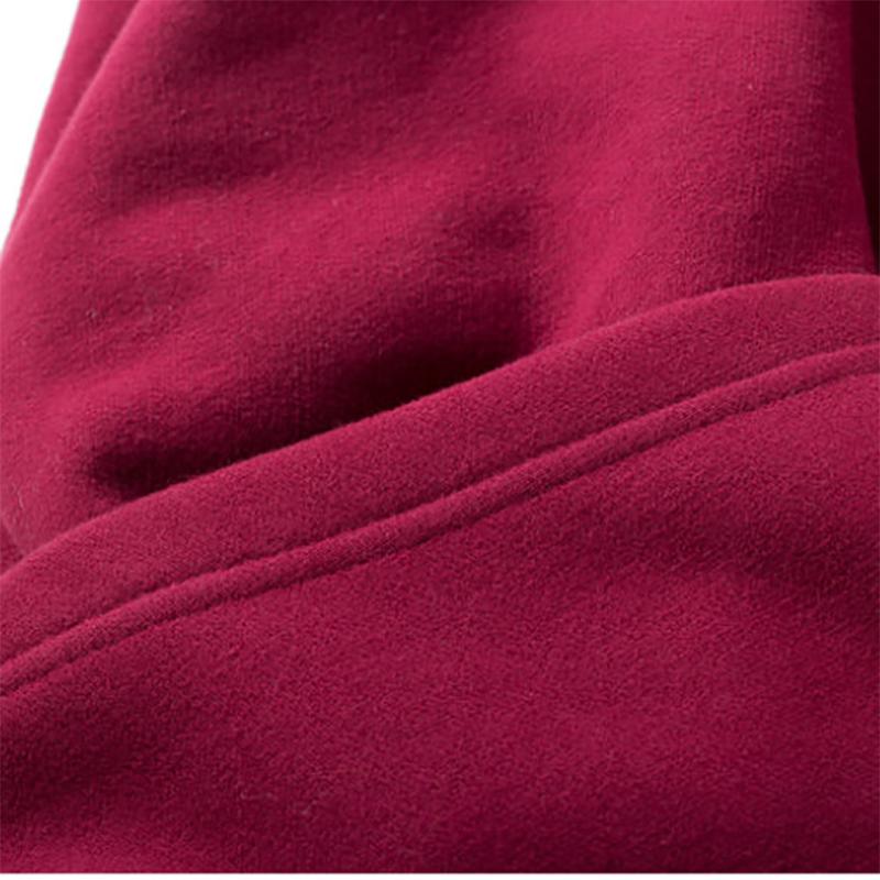 Pure Cotton Plus Velvet Thick Loose Solid Color Youth Sweater Hooded Sweater Men's Autumn and Winter Models