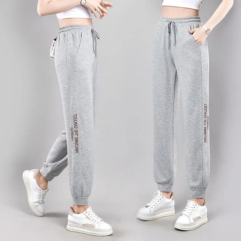 Sweatpants Women Baggy Pants Women Spring Wide Leg Sweat Pants Oversized Joggers Streetwear High Waisted Trousers Women
