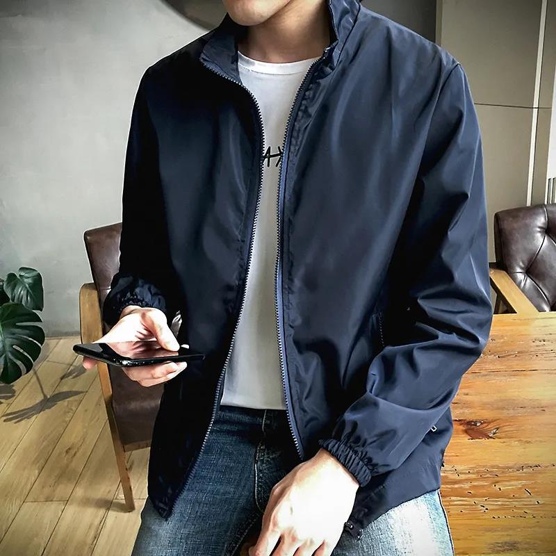 Autumn Men's Jacket Handsome Casual Jacket Jacket Youth Trend Tooling Sportswear