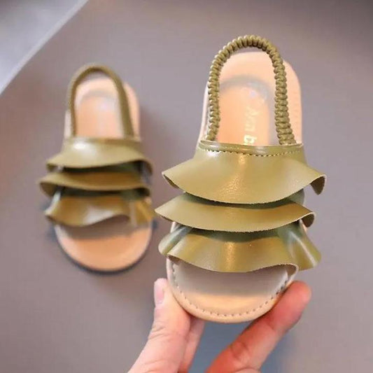 Children's Summer Sandals Leather Toddler Kids Light Shoes Cute Baby Shoes Soft Princess Girls Sandals