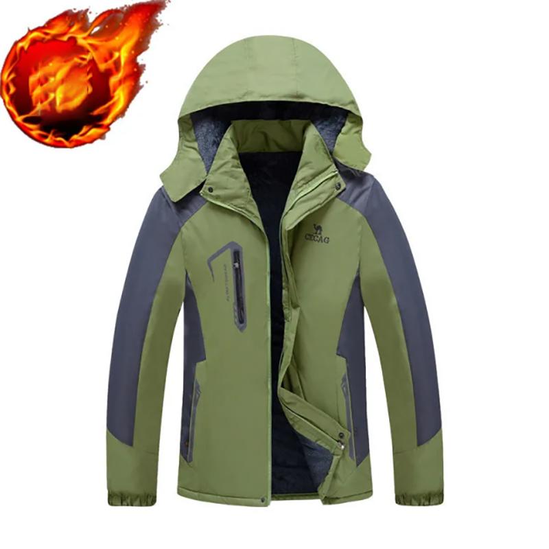 Men's Cotton-padded Jackets Plus Velvet Loose Padded Jackets for Sports Outdoor Warmth for Mens
