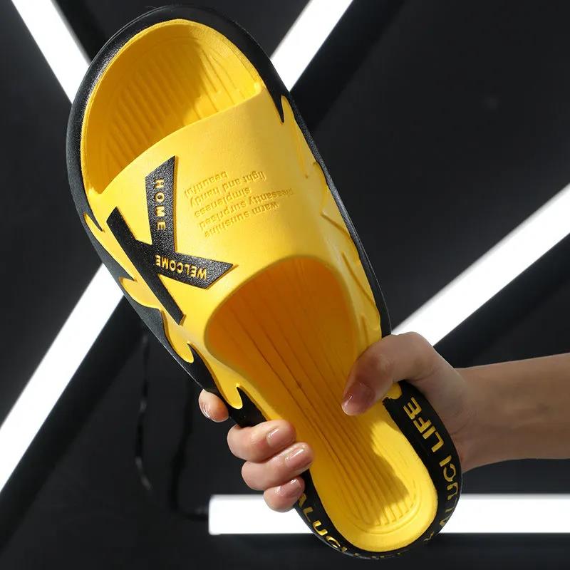 Soft Bottom Wear-resistant Breathable Couple Slippers Men's and Women's Summer Waterproof Non-slip Slippers