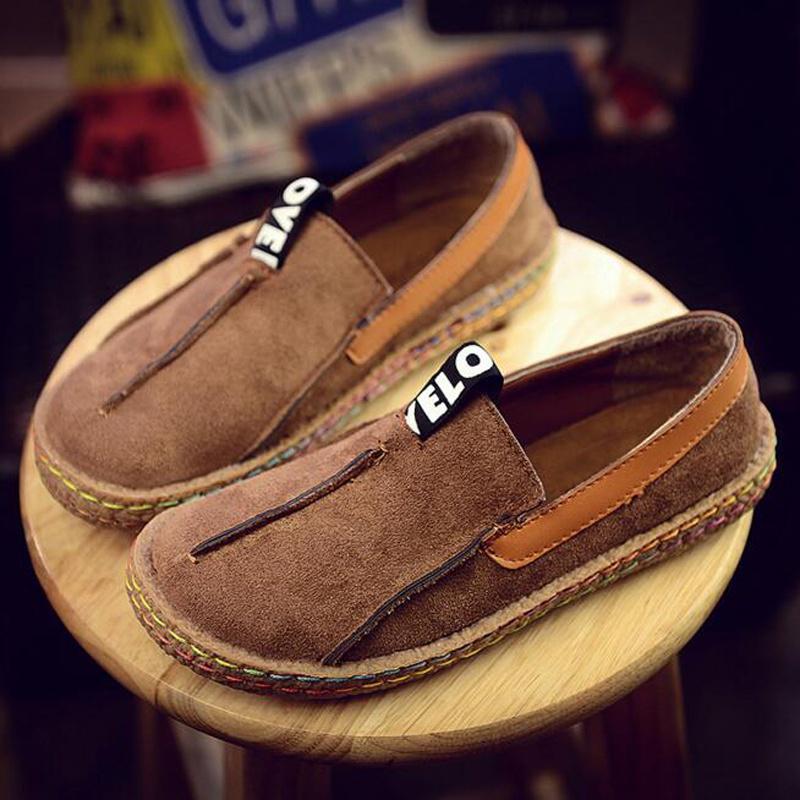 Women Comfortable Shoes Round Toe Casual Pattern Lady Flats Wide Shallow Slip-on Tendon Sole Shoes