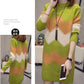 Mid-length Pullover Sweater Women All-mach Loose Large Size Thick Knitted Sweater dress Autumn Winter