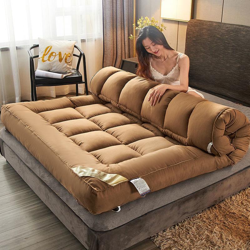 Thicken 10cm Household Down Super Soft Mattress Foldable Student Dormitory Sleeping Pad