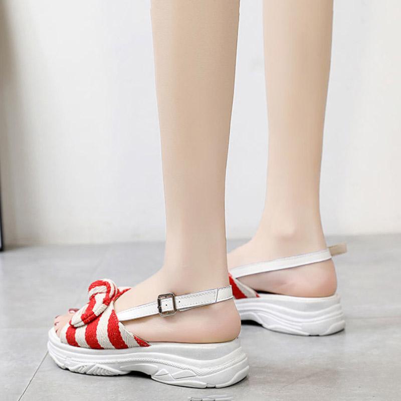 Summer Fashion Sandals Shoes Women Bow Sandals Slipper Indoor Outdoor Beach Shoes Female Slippers Plus Size