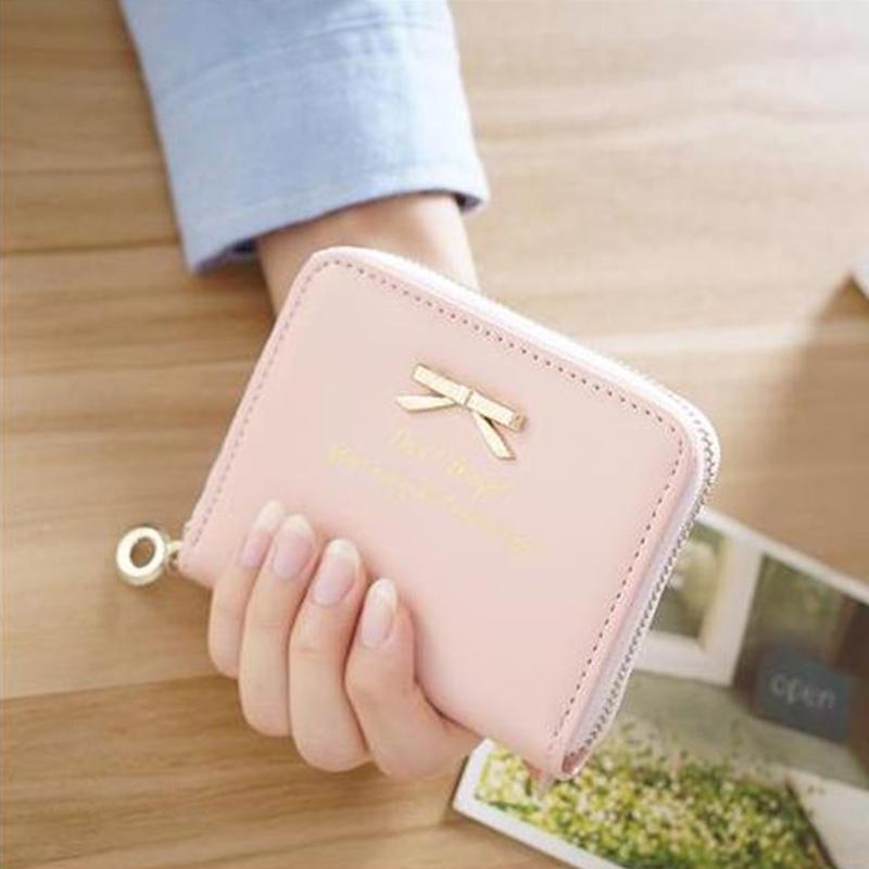 Small and Portable Cute Bag Fashion Trend Ladies Small Wallet Short Zipper Coin Purse Shopping Shopping Handbag