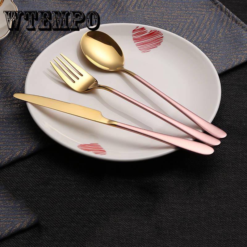 Fork Dinnerware Set Stainless Steel Cutlery Set 3pcs Knife Fork Set Tableware Cutleries
