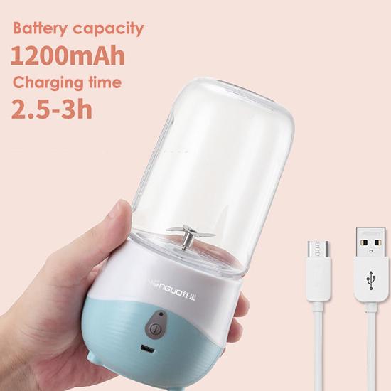 350ml Mini Portable Juicer Squeezer USB Rechargeable Smoothie Blender Machine Mixer Mini Juice Cup