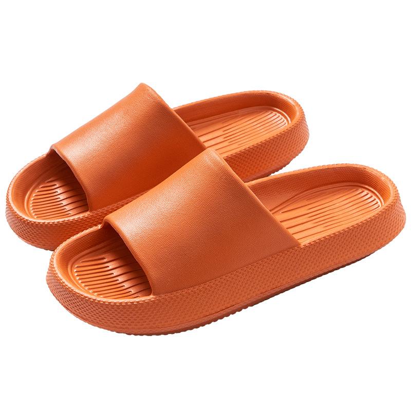 Slippers Women Summer 4CM Soles Soft Non-slip Shoes Outdoor Increased Slippers Wear-resistant Home Shoes Couple Shoes Unisex