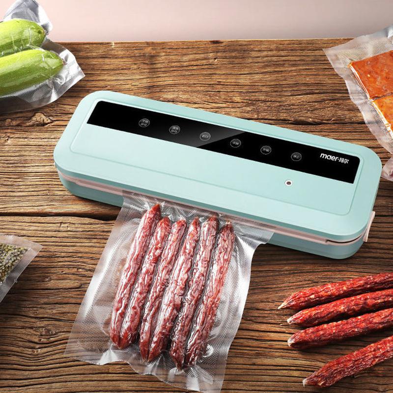 Vacuum Sealer 10Pcs Bags for Free Automatic Commercial Household Food Vacuum Sealer Packaging Machine
