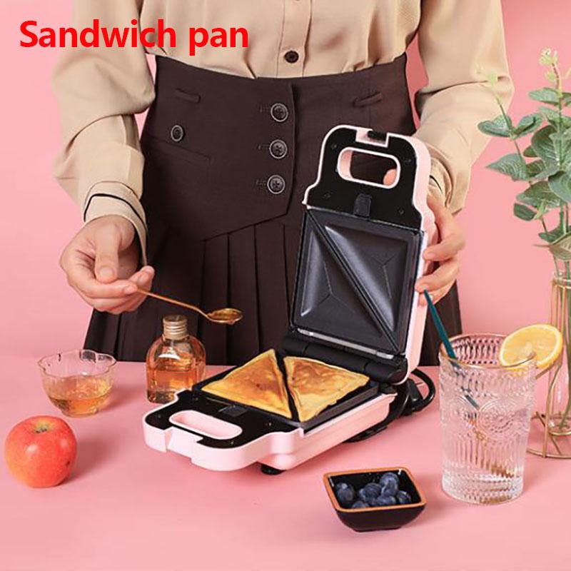 600W Breakfast Making Machine Sandwich Maker Bread Maker Barbecue Maker Kitchen Supplies with 5 Sets of Bakeware
